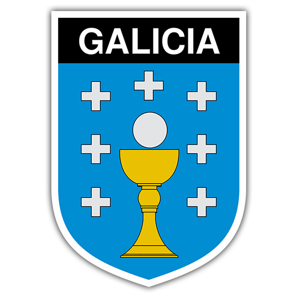 Pegatinas: Escudo Galicia