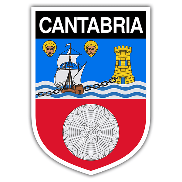 Pegatinas: Escudo Cantabria