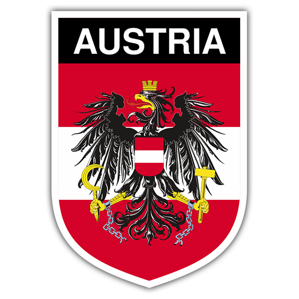 Pegatinas: Escudo Austria