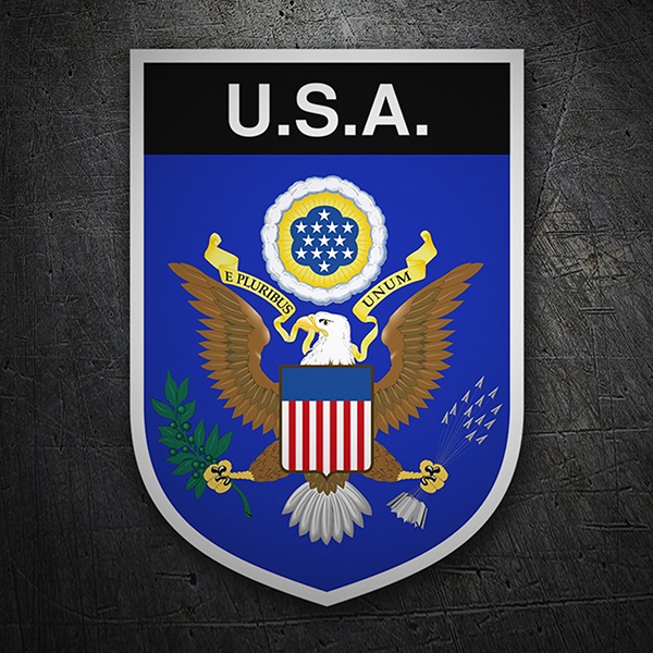 Pegatinas: Escudo USA