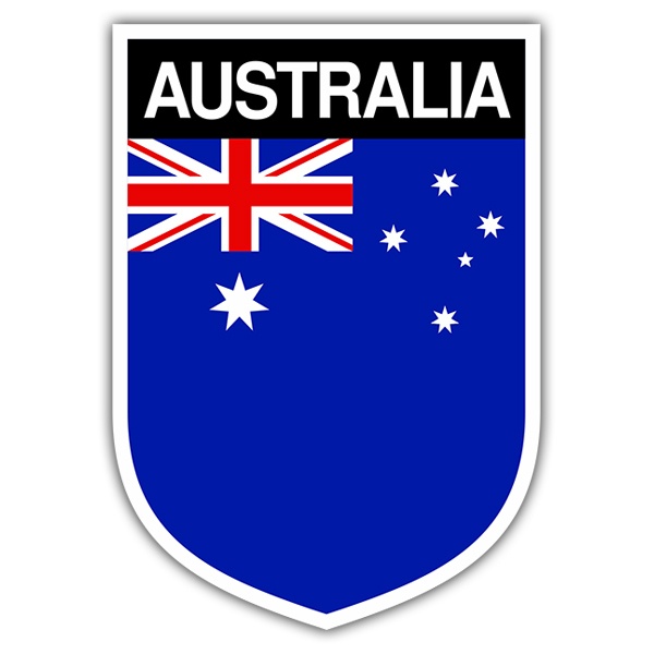 Pegatinas: Escudo Australia