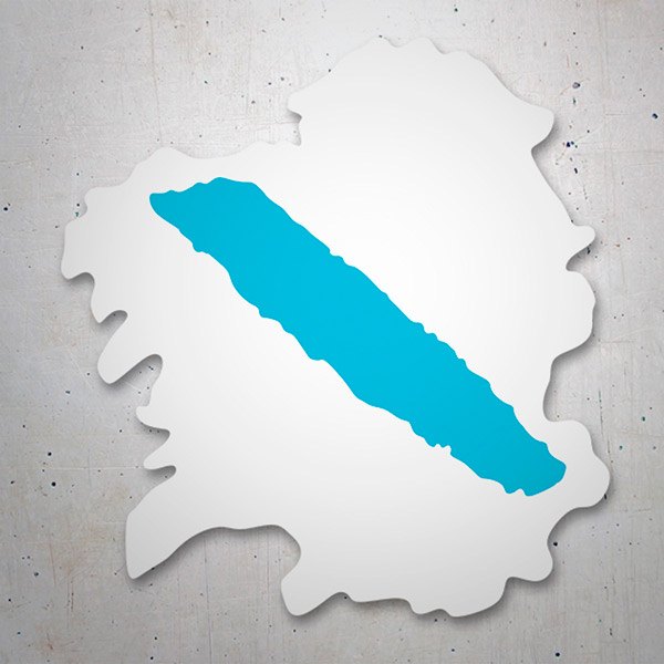 Pegatinas: Bandera Galicia Mapa