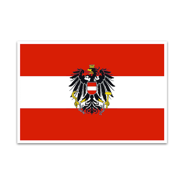 Pegatinas: Bandera Austria