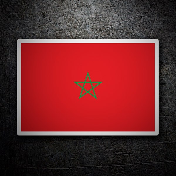 Pegatinas: Bandera Marruecos