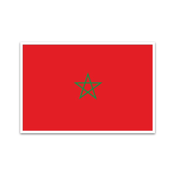 Pegatinas: Bandera Marruecos