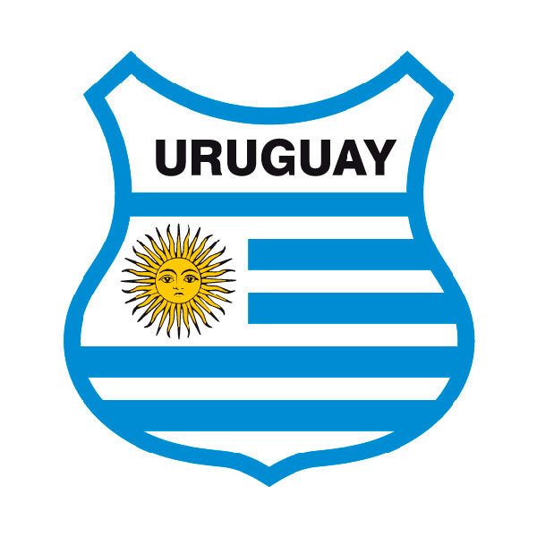 Pegatinas: Escudo bandera de Uruguay