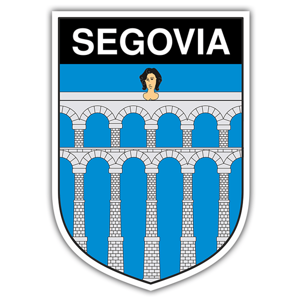 Pegatinas: Escudo Segovia