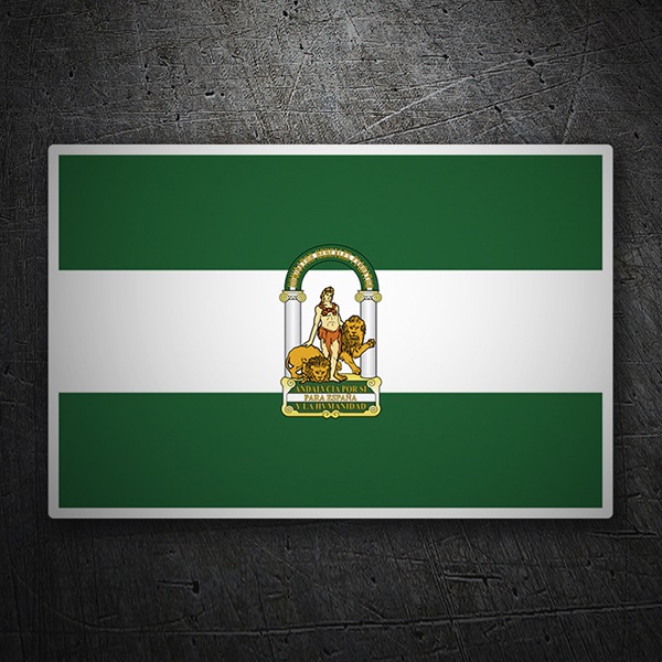 Adhesivo Bandera de Andalucía