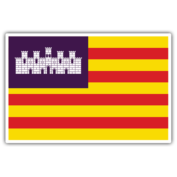 Pegatinas: Bandera Illes Balears