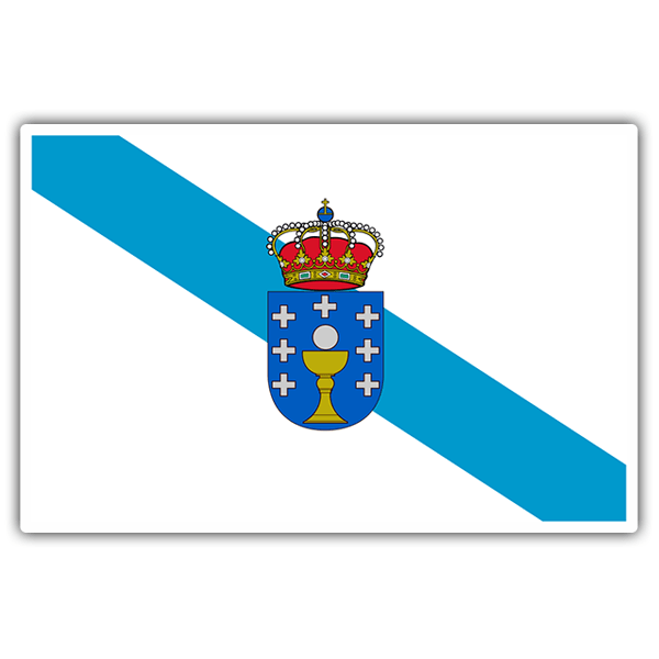 Pegatinas: Bandera Galicia