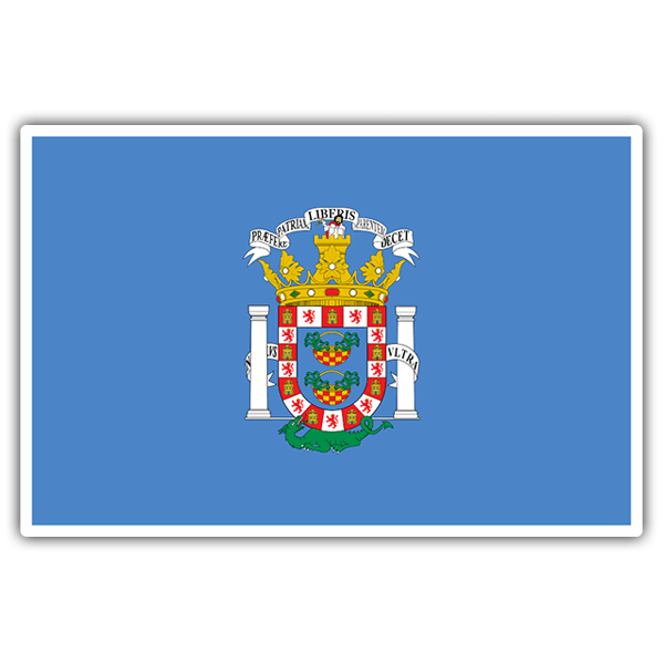Pegatinas: Bandera Melilla