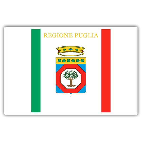 Pegatinas: Bandera Apulia