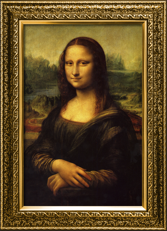 Vinilos Decorativos: Cuadro de la Gioconda