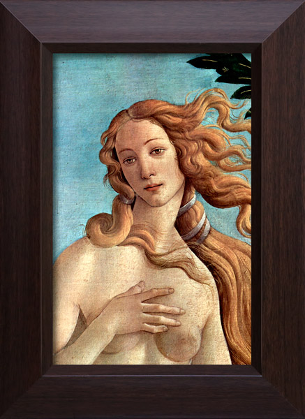 Vinilos Decorativos: Cuadro detalle de El nacimiento de Venus