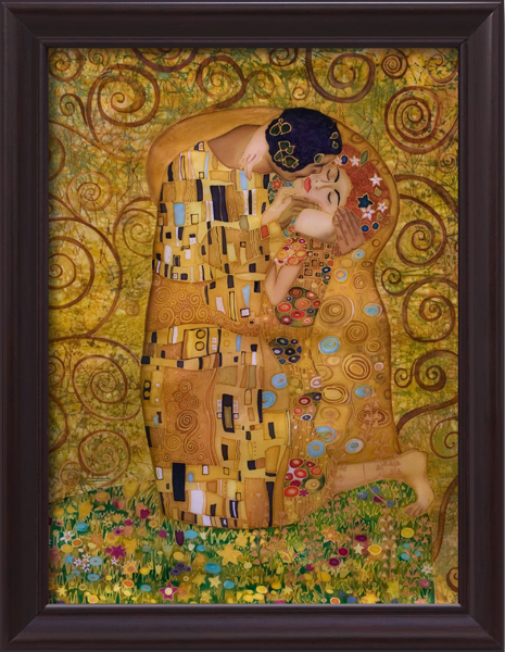 Vinilos Decorativos: Cuadro El beso de Klimt
