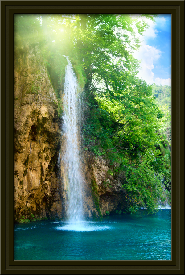 Vinilos Decorativos: Cuadro Paraíso natural