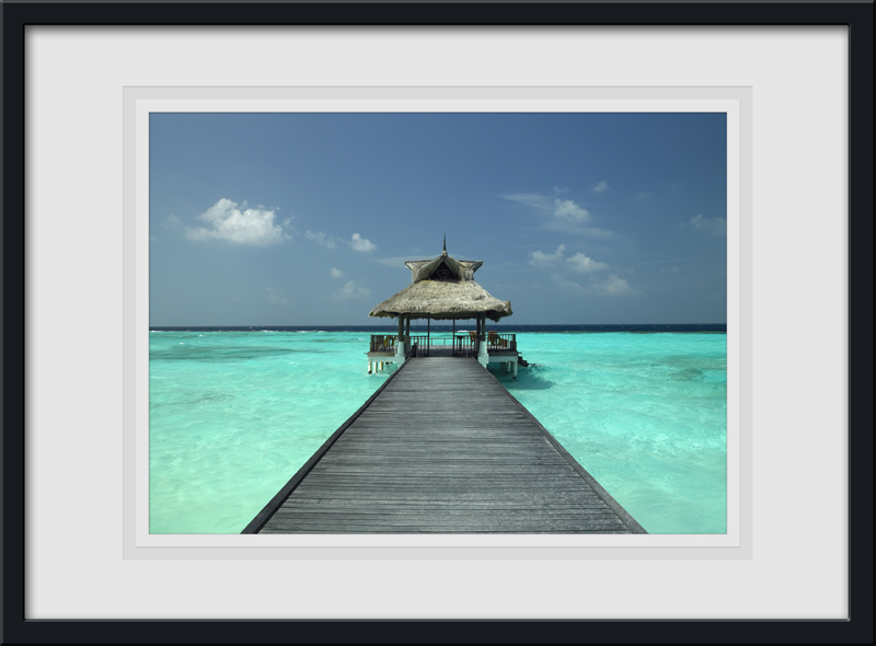 Vinilos Decorativos: Cuadro Pasarela en el Caribe