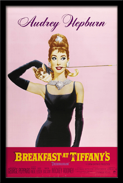 Vinilos Decorativos: Cuadro Breakfast Audrey Hepburn