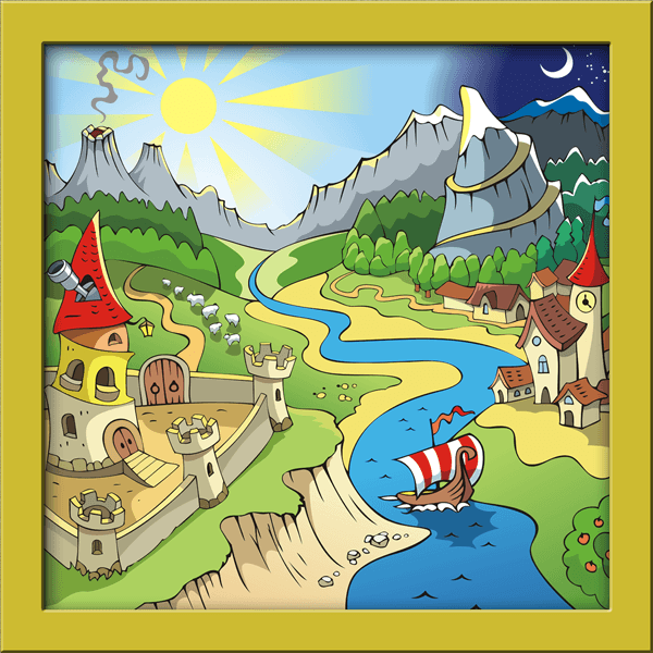 Vinilos Infantiles: Fortaleza del rio