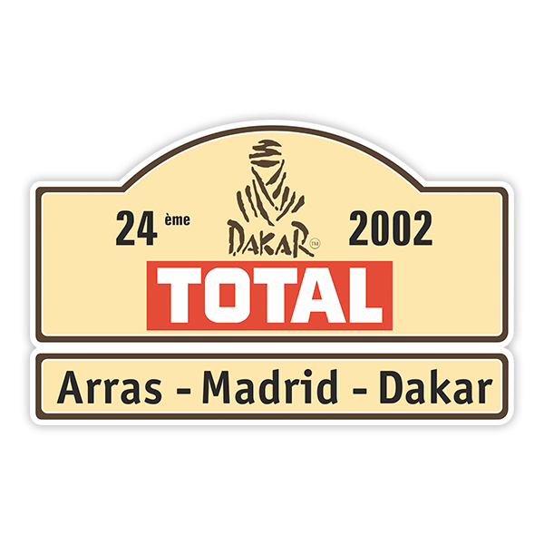 Pegatinas: Dakar 2002