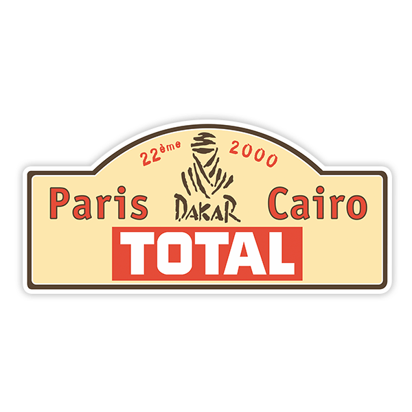 Pegatinas: Paris Dakar 2000