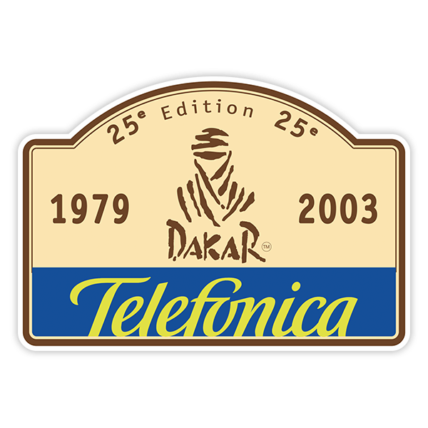 Pegatinas: Dakar 2003
