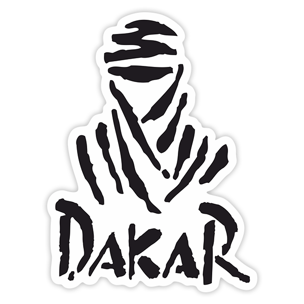 Pegatinas: Logo Dakar