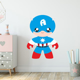 Vinilos Infantiles: Capitán América infantil 3