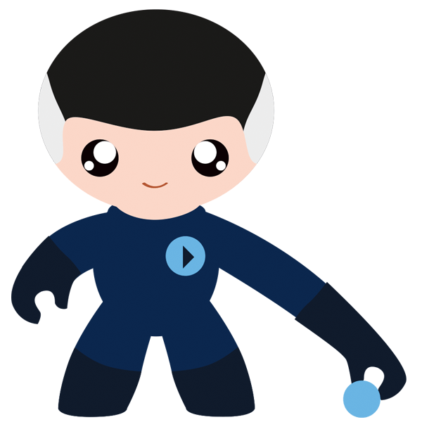 Vinilos Infantiles: Hombre Flexible