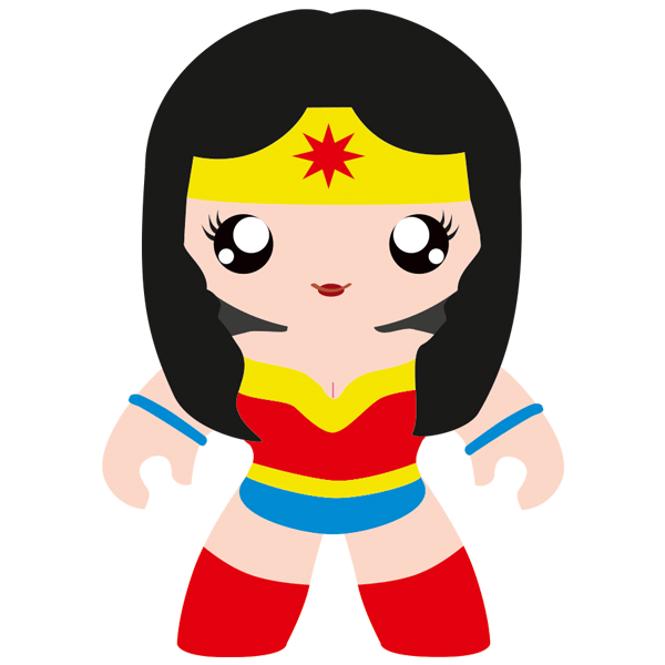 Vinilos Infantiles: Wonder woman infantil