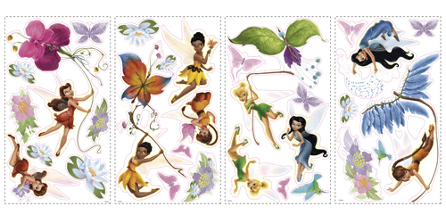 Vinilos Infantiles: Hadas de Disney con Brillantina