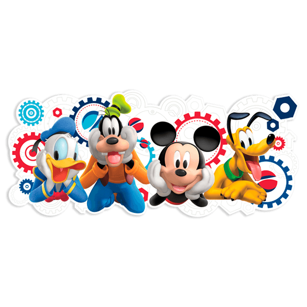 Vinilos Infantiles: La casa de Mickey Mouse y sus amigos