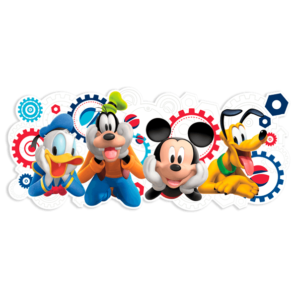 Vinilos Infantiles: Mickey y Amigos - Casa de Mickey Mouse