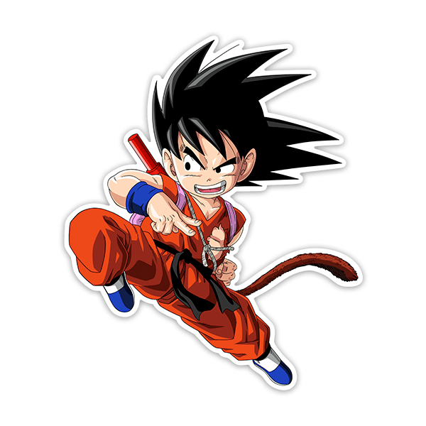 Vinilos Infantiles: Dragon Ball Goku Rodillazo
