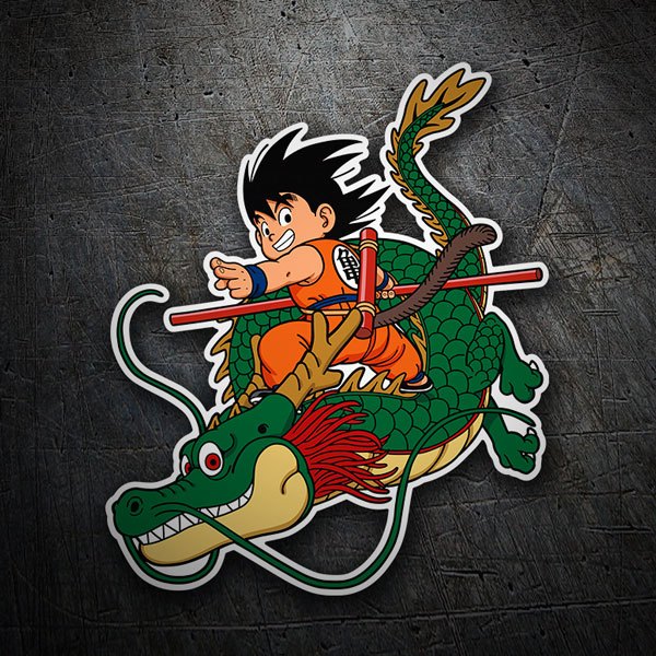 Pegatina Goku & Dragon 