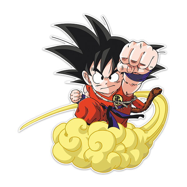 Vinilos Infantiles: Dragon Ball Son Goku y su Nube Kinton