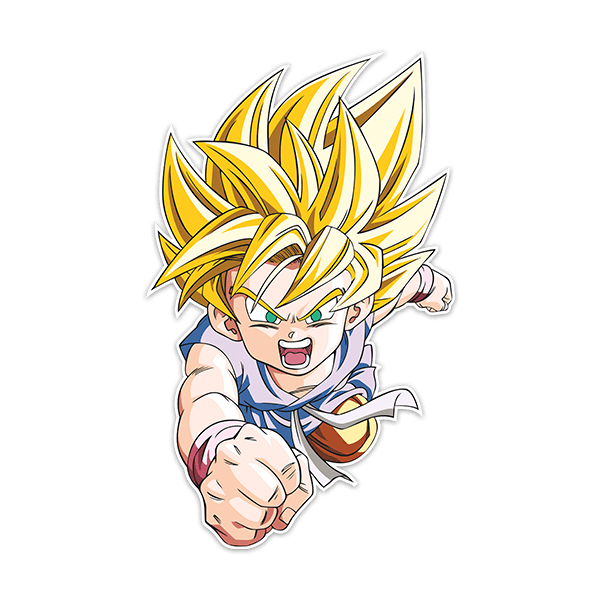 Vinilos Infantiles: Dragon Ball Son Goku GT Saiyan