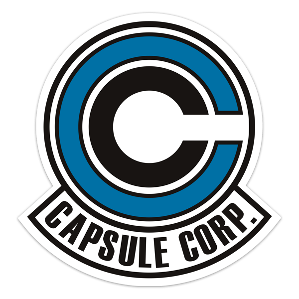 Pegatinas: Dragon Ball Capsule Corporation II