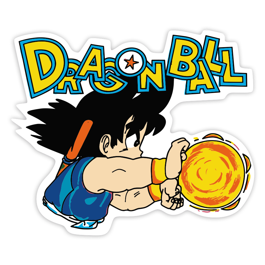 Pegatinas: Goku Niño Kamehameha