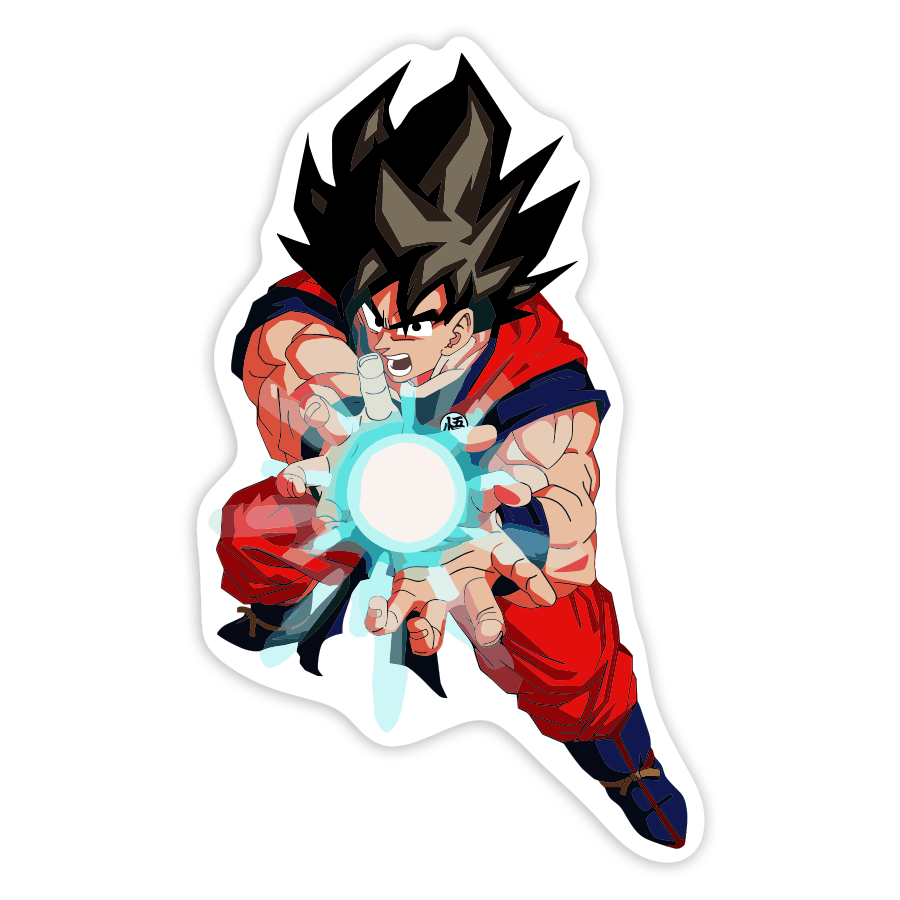 Pegatinas: Goku Kamehameha