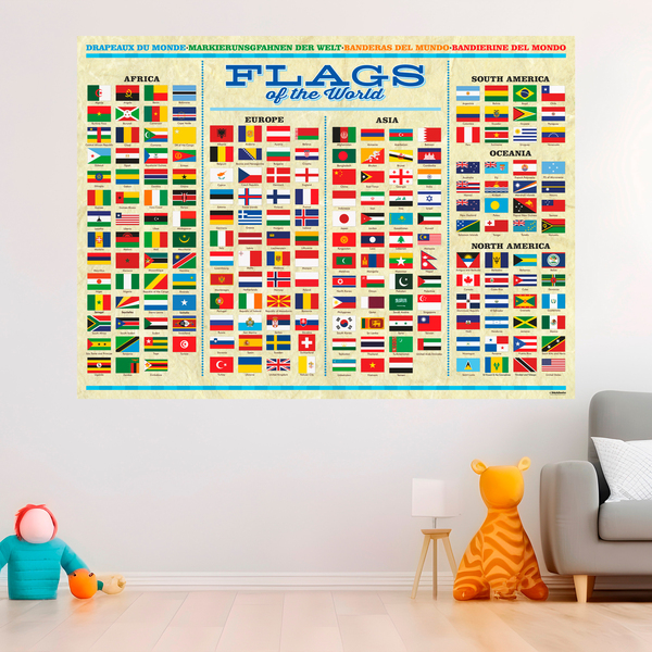 Vinilos Decorativos: Banderas del mundo