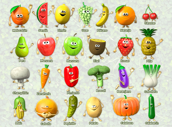 Vinilos Decorativos: Frutas y Verduras