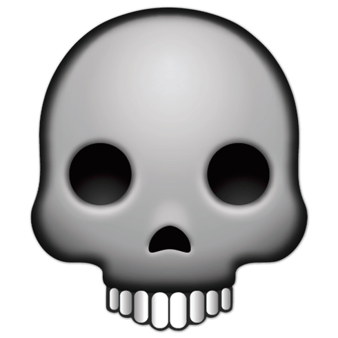 Vinilos Decorativos: Cráneo de calavera humano