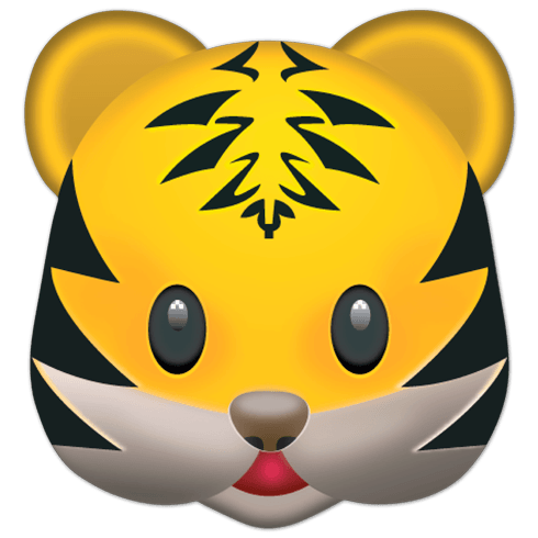 Vinilos Decorativos: Cara de tigre