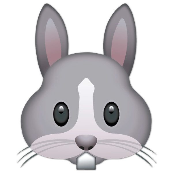 Vinilos Decorativos: Cara de Conejo