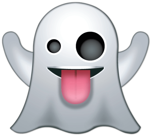 Vinilos Decorativos: Emoji Fantasma