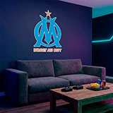 Vinilos Decorativos: Escudo Olympique de Marsella 15