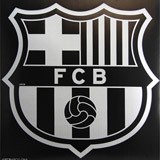 Vinilos Infantiles: Pegatinas FC Barcelona 68x48 cm