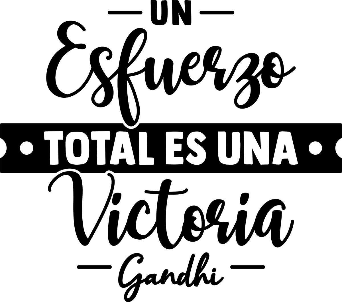 Vinilos Decorativos: Un esfuerzo total es un victoria