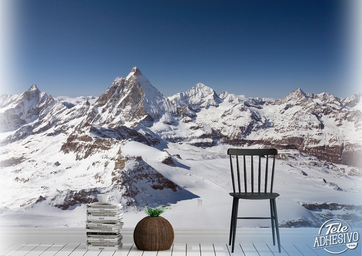 Fotomurales: Pico Klein Matterhorn